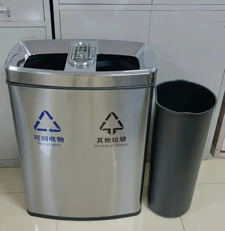 办公室酒店商场金属颜色烟灰桶 不锈钢座地 日用百货